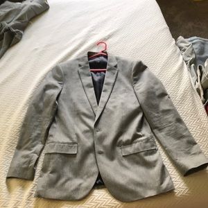 J.Crew Tessuti sports jacket and J.Crew pants grey